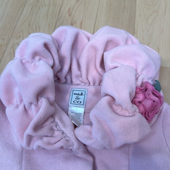 Adorable little girls Mac & Co soft pink jacket SZ 2T - Picture 3 of 8